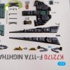 KELIK K72170 F-117A NIGHTHAWK - interior 3D decals for Hasegawa kit 1/72